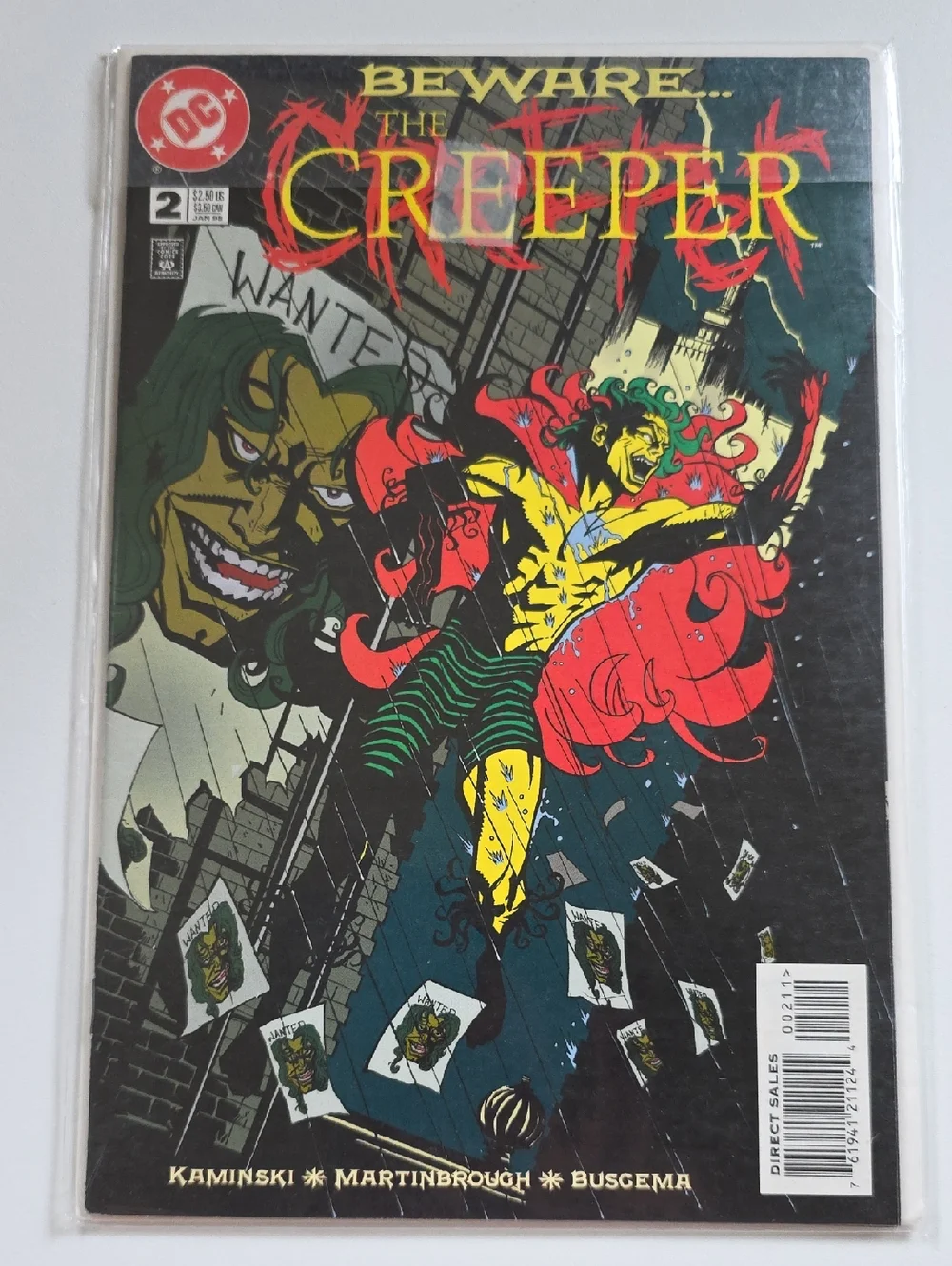 DC Comics The Creeper Comic Books #2, 3, And 6